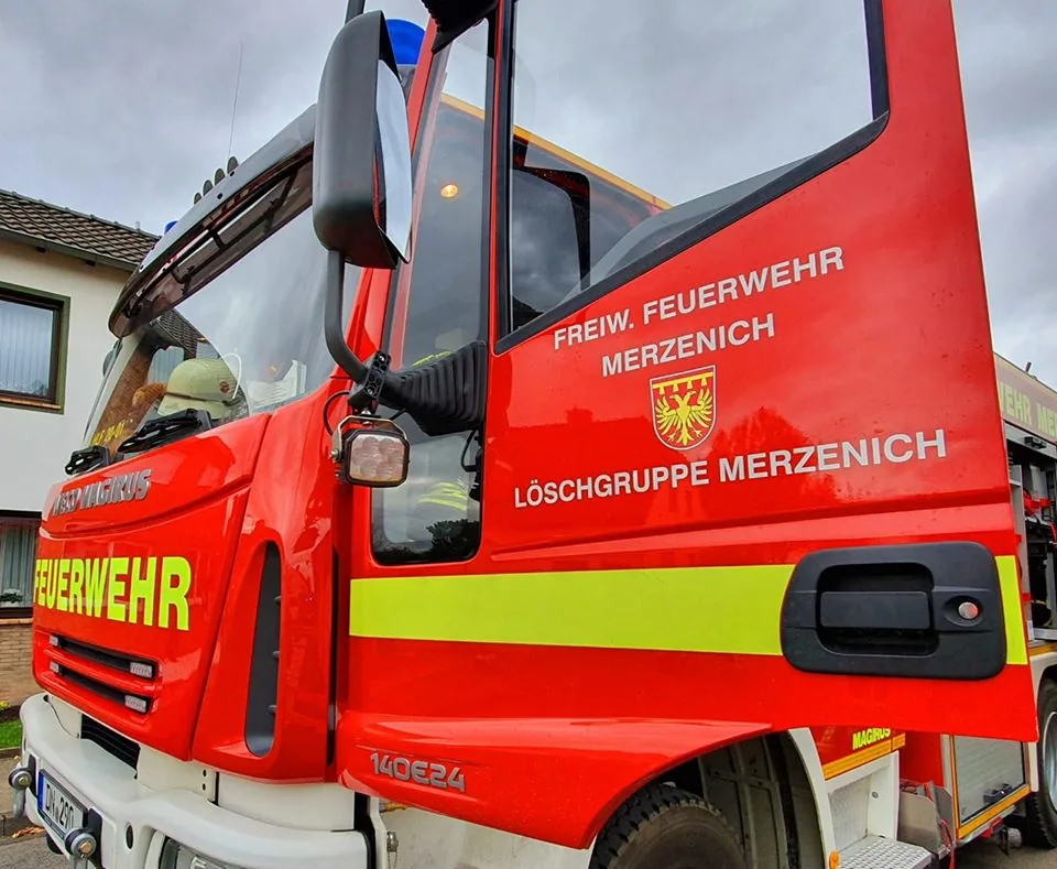 Einsatzfahrzeug der Feuerwehr Merzenich