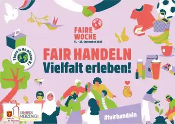 Plakat der Fairen Woche in Merzenich